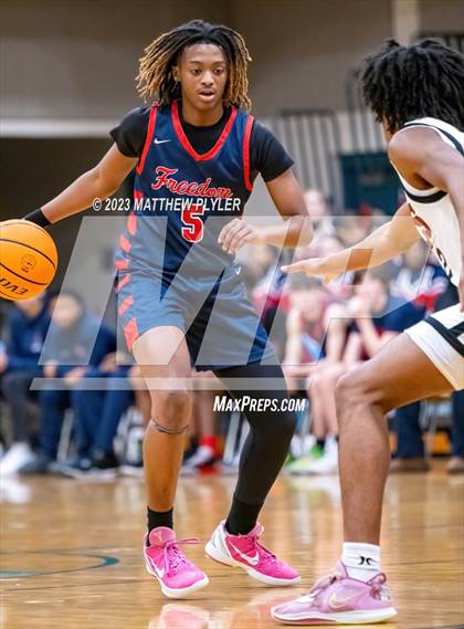 Thumbnail 2 in Trinity Christian vs. Freedom Christian Academy (SAC Conference Semi-Final) photogallery.