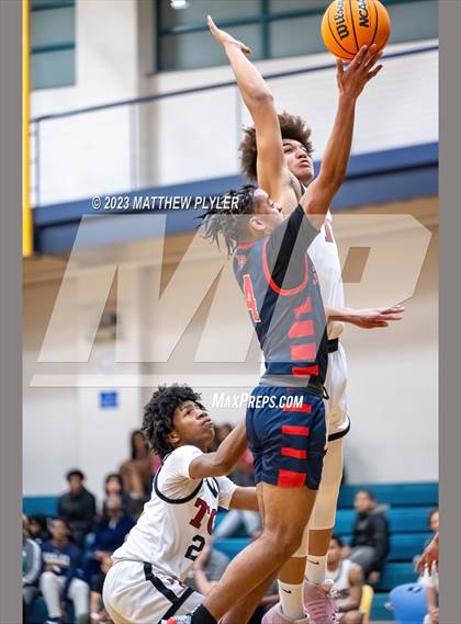 Thumbnail 3 in Trinity Christian vs. Freedom Christian Academy (SAC Conference Semi-Final) photogallery.