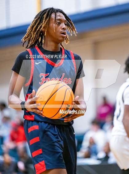 Thumbnail 3 in Trinity Christian vs. Freedom Christian Academy (SAC Conference Semi-Final) photogallery.