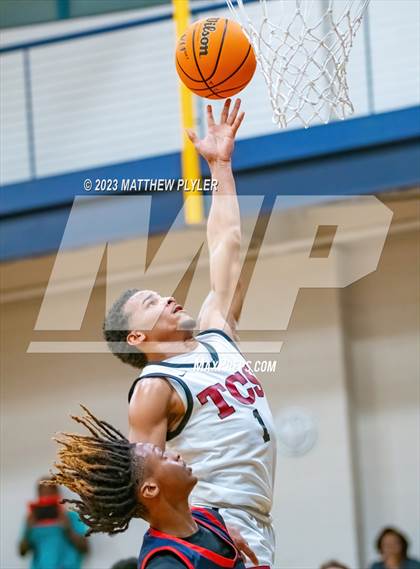 Thumbnail 1 in Trinity Christian vs. Freedom Christian Academy (SAC Conference Semi-Final) photogallery.