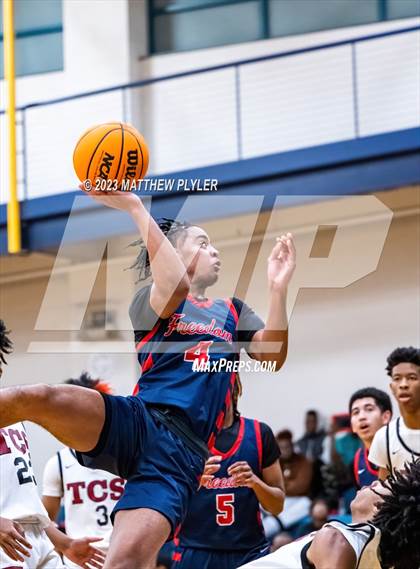 Thumbnail 2 in Trinity Christian vs. Freedom Christian Academy (SAC Conference Semi-Final) photogallery.