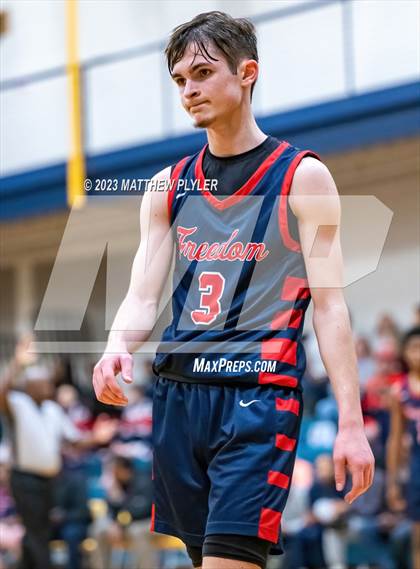 Thumbnail 1 in Trinity Christian vs. Freedom Christian Academy (SAC Conference Semi-Final) photogallery.
