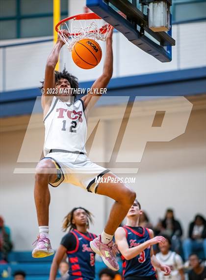Thumbnail 1 in Trinity Christian vs. Freedom Christian Academy (SAC Conference Semi-Final) photogallery.