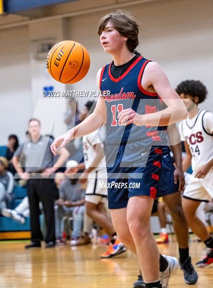 Thumbnail 1 in Trinity Christian vs. Freedom Christian Academy (SAC Conference Semi-Final) photogallery.