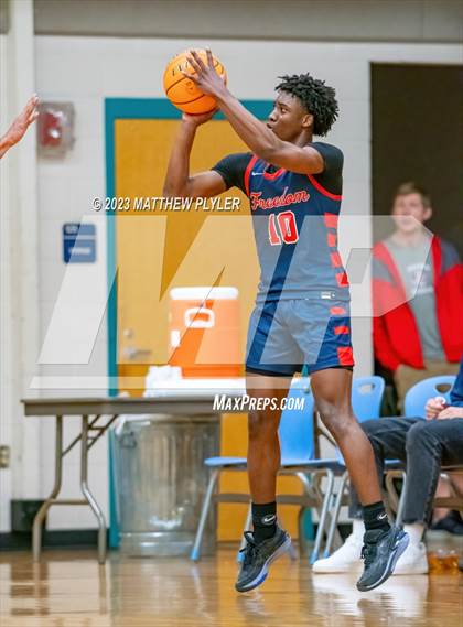 Thumbnail 2 in Trinity Christian vs. Freedom Christian Academy (SAC Conference Semi-Final) photogallery.