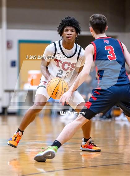 Thumbnail 2 in Trinity Christian vs. Freedom Christian Academy (SAC Conference Semi-Final) photogallery.