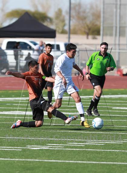 Thumbnail 3 in Copper Canyon vs. Tucson High Magnet School (AIA D2 Final) photogallery.