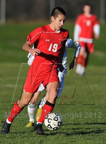 Thumbnail 1 in Greenwich @ Amity (CIAC Class LL Quarterfinal) photogallery.