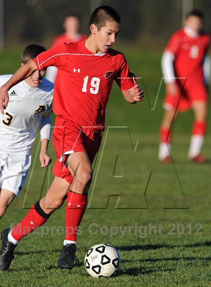 Thumbnail 2 in Greenwich @ Amity (CIAC Class LL Quarterfinal) photogallery.