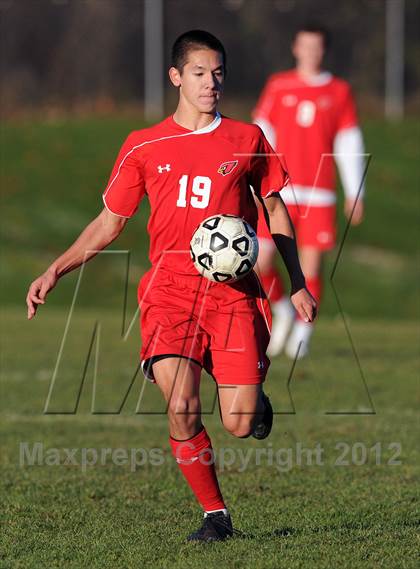 Thumbnail 2 in Greenwich @ Amity (CIAC Class LL Quarterfinal) photogallery.