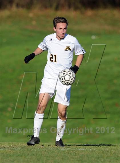 Thumbnail 1 in Greenwich @ Amity (CIAC Class LL Quarterfinal) photogallery.