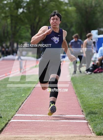 Thumbnail 1 in CHSAA Track & Field 3A Championships (Boys Long Jump) photogallery.
