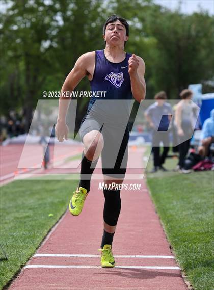 Thumbnail 2 in CHSAA Track & Field 3A Championships (Boys Long Jump) photogallery.