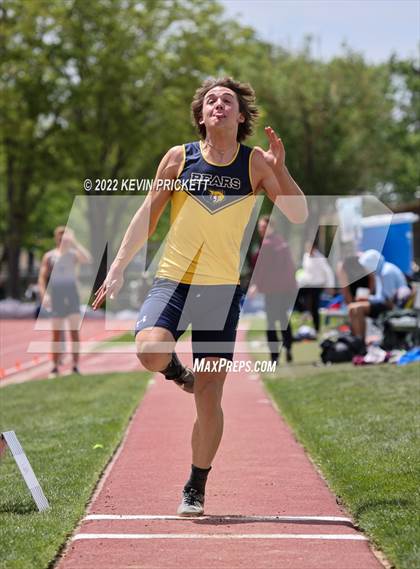 Thumbnail 2 in CHSAA Track & Field 3A Championships (Boys Long Jump) photogallery.