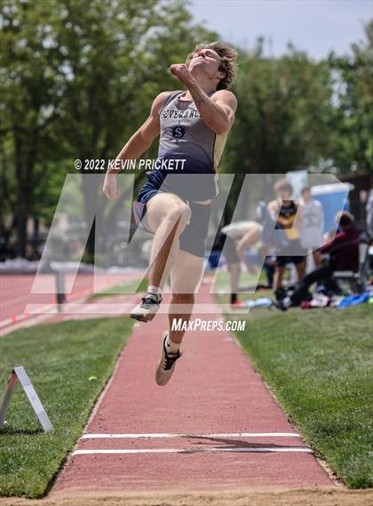 Thumbnail 1 in CHSAA Track & Field 3A Championships (Boys Long Jump) photogallery.