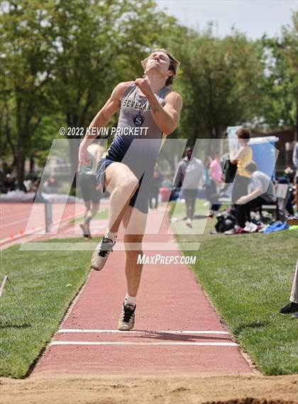 Thumbnail 1 in CHSAA Track & Field 3A Championships (Boys Long Jump) photogallery.