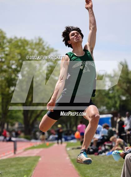 Thumbnail 3 in CHSAA Track & Field 3A Championships (Boys Long Jump) photogallery.