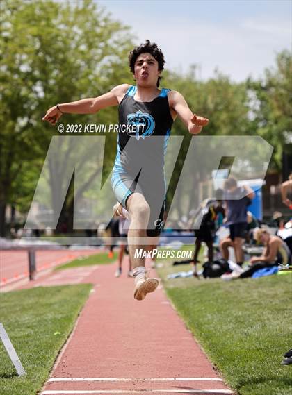 Thumbnail 1 in CHSAA Track & Field 3A Championships (Boys Long Jump) photogallery.