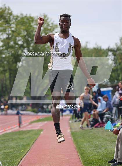 Thumbnail 1 in CHSAA Track & Field 3A Championships (Boys Long Jump) photogallery.