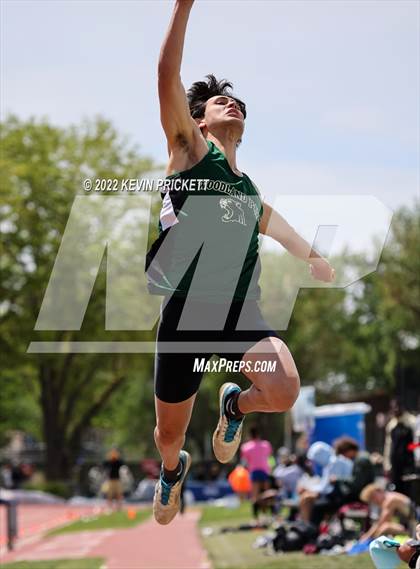 Thumbnail 2 in CHSAA Track & Field 3A Championships (Boys Long Jump) photogallery.