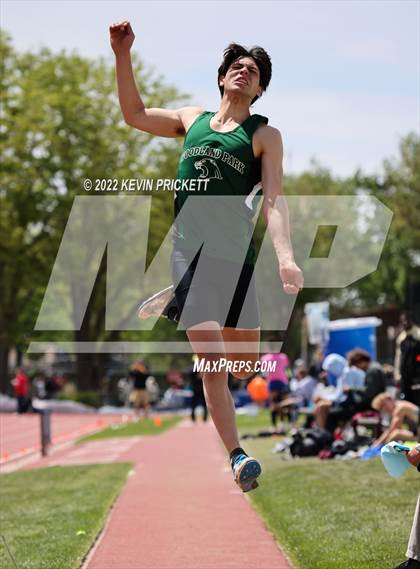 Thumbnail 1 in CHSAA Track & Field 3A Championships (Boys Long Jump) photogallery.