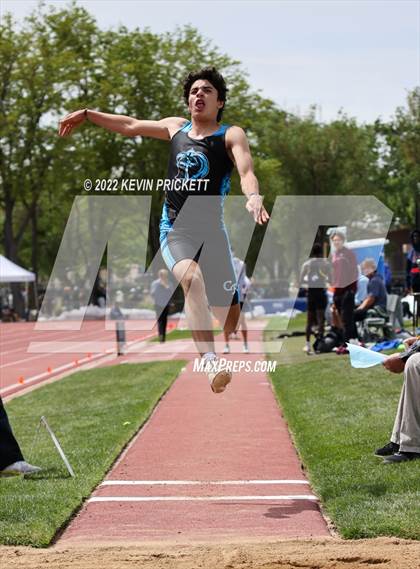 Thumbnail 1 in CHSAA Track & Field 3A Championships (Boys Long Jump) photogallery.