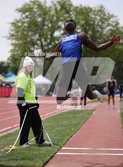 Thumbnail 2 in CHSAA Track & Field 3A Championships (Boys Long Jump) photogallery.