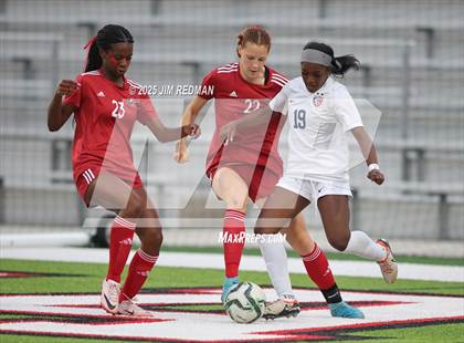 Thumbnail 3 in Lovejoy vs. Wakeland (UIL 5A D2 Soccer Regional Final) photogallery.