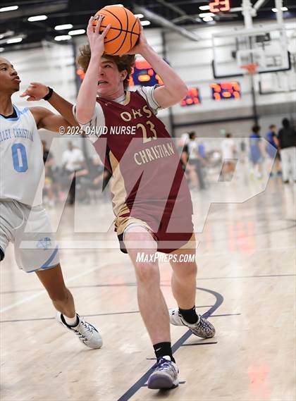 Thumbnail 2 in Oaks Christian vs Valley Christian (California Live) photogallery.