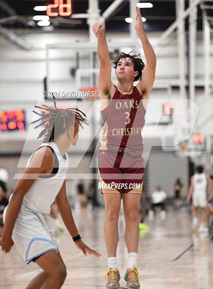Thumbnail 2 in Oaks Christian vs Valley Christian (California Live) photogallery.