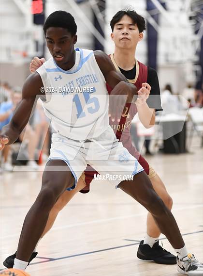 Thumbnail 1 in Oaks Christian vs Valley Christian (California Live) photogallery.