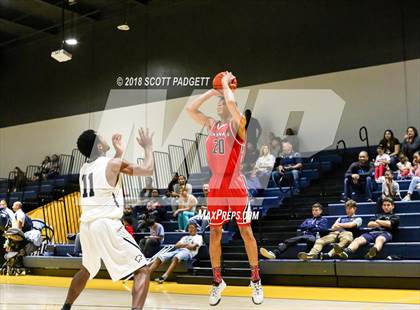 Thumbnail 1 in San Bernardino vs. Chaparral (Rancho Christian Basketball Showcase) photogallery.