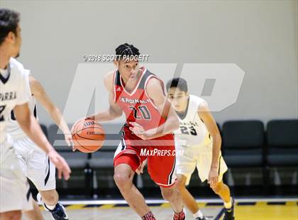 Thumbnail 2 in San Bernardino vs. Chaparral (Rancho Christian Basketball Showcase) photogallery.