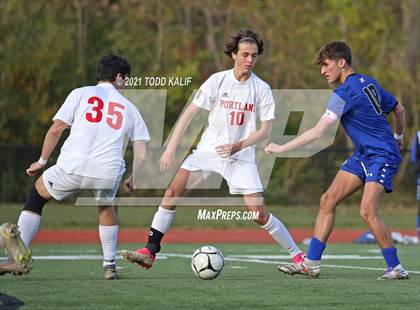 Thumbnail 2 in Old Saybrook vs. Portland (CIAC Class S Second Round) photogallery.