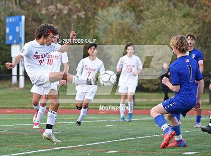 Thumbnail 2 in Old Saybrook vs. Portland (CIAC Class S Second Round) photogallery.