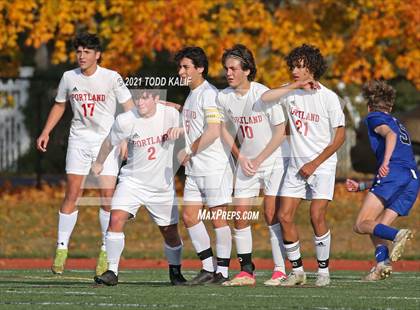 Thumbnail 2 in Old Saybrook vs. Portland (CIAC Class S Second Round) photogallery.