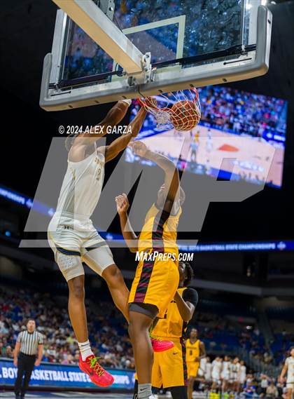 Thumbnail 1 in Stony Point vs Beumont United (UIL 6A Basketball Semifinal) photogallery.