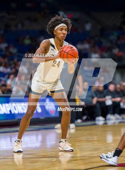 Thumbnail 1 in Stony Point vs Beumont United (UIL 6A Basketball Semifinal) photogallery.