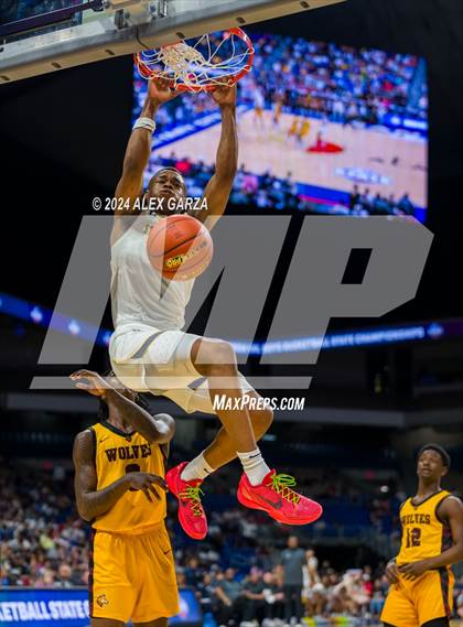 Thumbnail 2 in Stony Point vs Beumont United (UIL 6A Basketball Semifinal) photogallery.