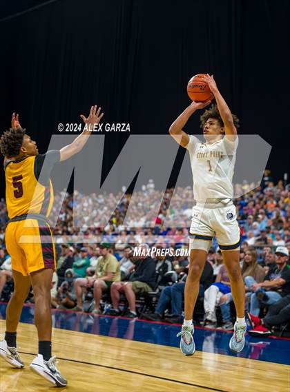 Thumbnail 2 in Stony Point vs Beumont United (UIL 6A Basketball Semifinal) photogallery.