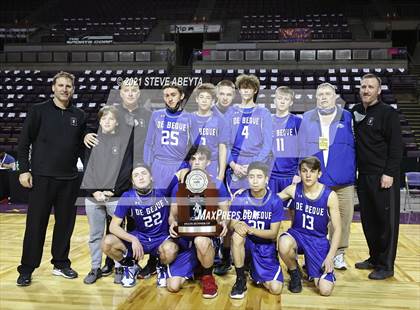 Thumbnail 2 in Belleview Christian vs De Beque (CHSAA 1A Final) photogallery.