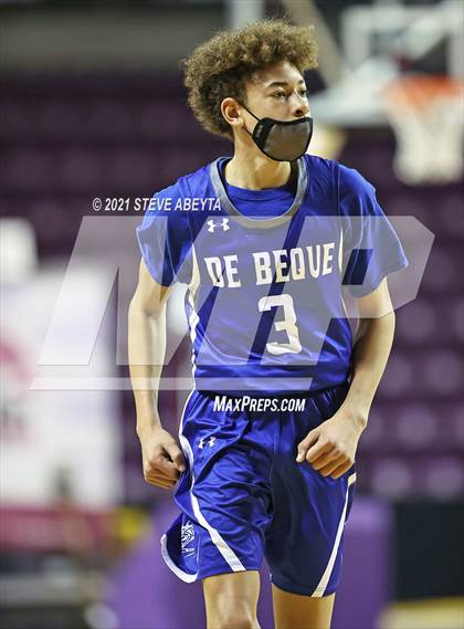 Thumbnail 1 in Belleview Christian vs De Beque (CHSAA 1A Final) photogallery.