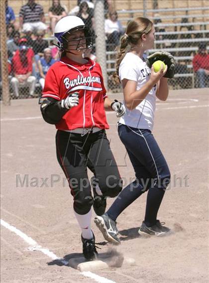 Thumbnail 2 in Notre Dame vs. Burlingame (CIF CCS D3 Playoffs) photogallery.