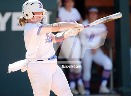 Thumbnail 3 in Bullard vs. Sweeny (UIL 4A Softball Semifinal) photogallery.