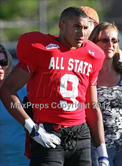 Thumbnail 1 in CHSCA Colorado All-State Football Game (North vs. South) photogallery.