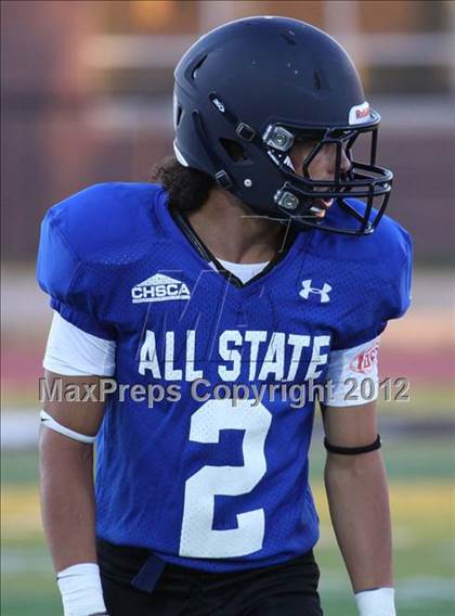 Thumbnail 2 in CHSCA Colorado All-State Football Game (North vs. South) photogallery.