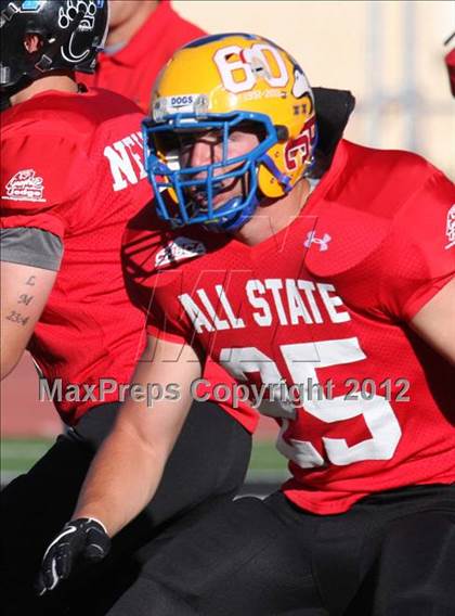 Thumbnail 3 in CHSCA Colorado All-State Football Game (North vs. South) photogallery.