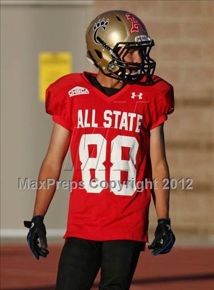 Thumbnail 1 in CHSCA Colorado All-State Football Game (North vs. South) photogallery.