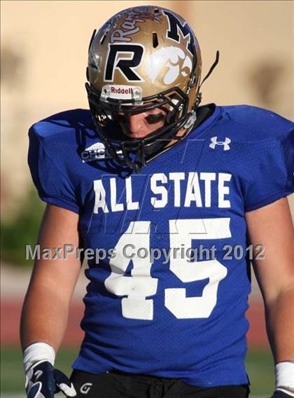 Thumbnail 2 in CHSCA Colorado All-State Football Game (North vs. South) photogallery.