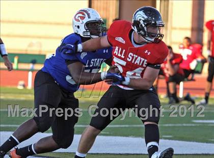 Thumbnail 1 in CHSCA Colorado All-State Football Game (North vs. South) photogallery.